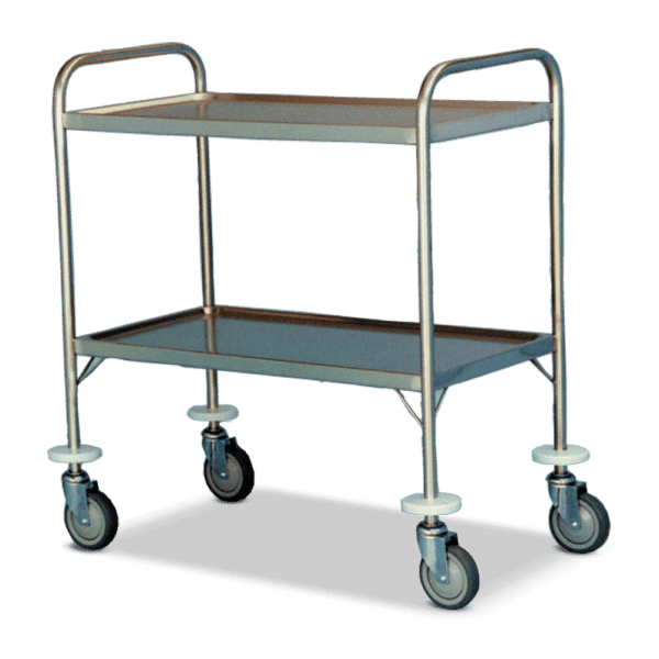 Stainless Steel Two Tier Multipurpose Trolley