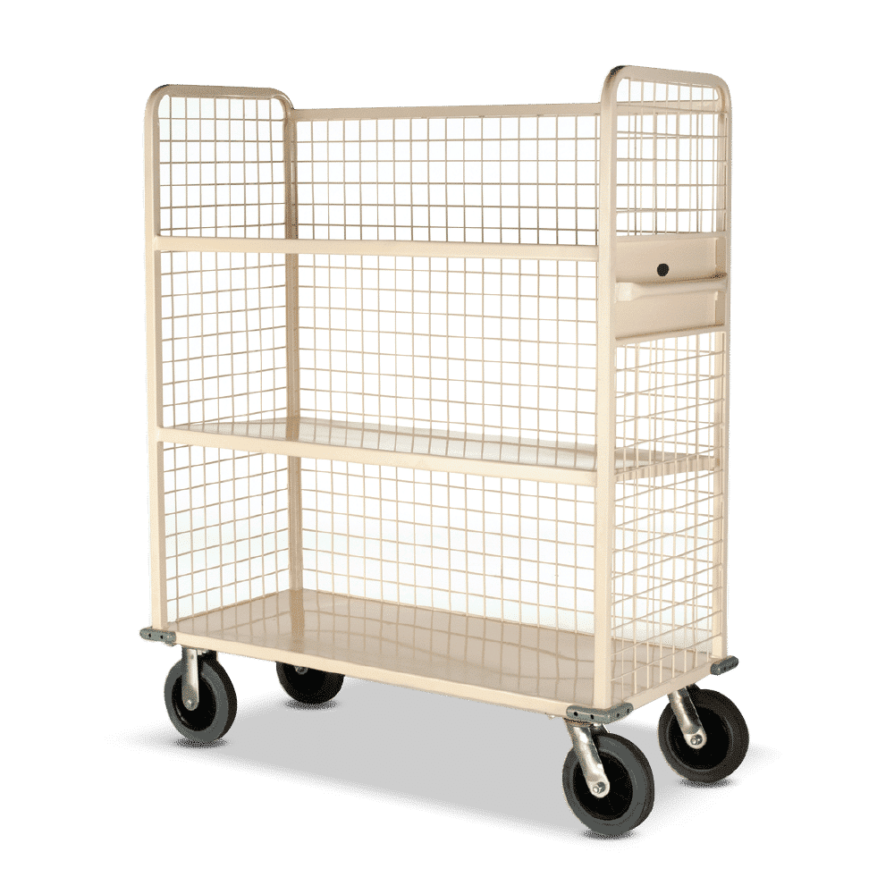 Linen and Goods Storage Trolley- Mesh Ends Only
