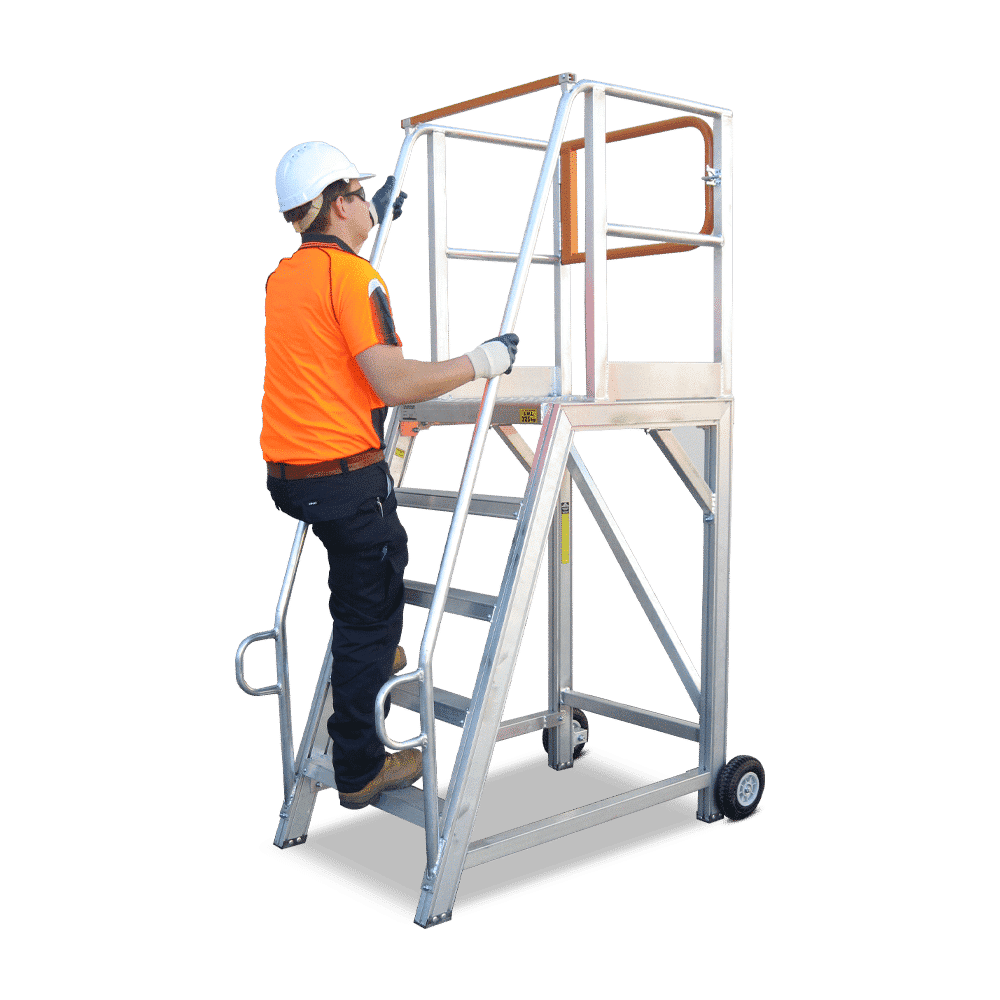 Heavy duty platform ladder deals