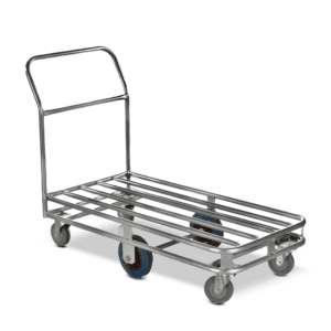 Tubular Six Wheel Stock Trolleys Single Deck