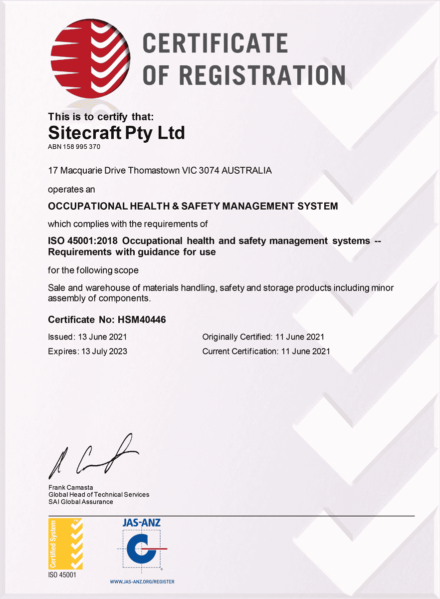 SAI Global HSM Certificate