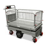 E-Move Scissor Trolley - Cage on Platform