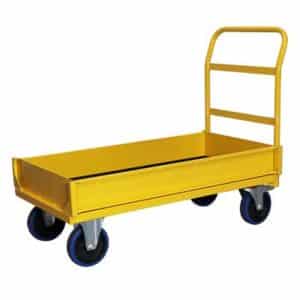 Stock picking warehouse cart with drop down sides. Supplied to national paint retailer