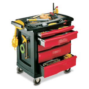 The Rubbermaid 5 Drawer Mobile Work Centre