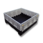Folding Pallet Bin - Half Height - Vented