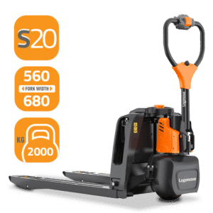 Logimove S20 Electric Pallet Jack | 2000kg | 560 / 685 Fork width Options