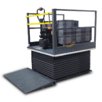 Low Profile Loading Dock Scissor Lift Table | 1000kg | 840mm Platform Height