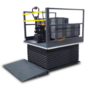 Low Profile Loading Dock Scissor Lift Table | 1000kg | 840mm Platform Height